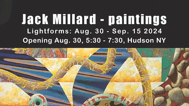 Image: Knowing/Unknowing: Paintings and Abstractions by Jack Millard, S. Moss, Virginia Dow. Opening Aug. 30, Hudson