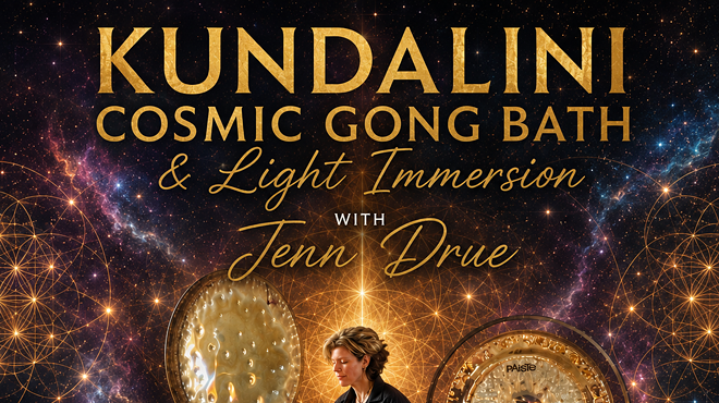 Image: Kundalini Cosmic Gong Bath & Light Immersion
