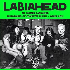 Image: Labiahead (All female Radiohead) at Assembly