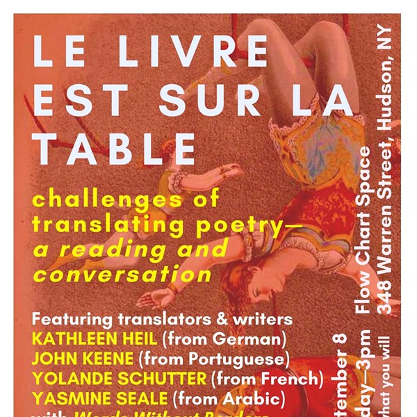 LE LIVRE EST SUR LA TABLE—Challenges of Translating Poetry