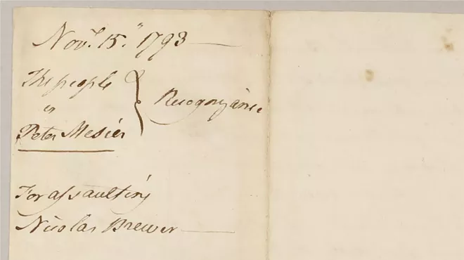 Image: Lecture: The 1793 Assault & Court Crisis between Founders of Wappinger