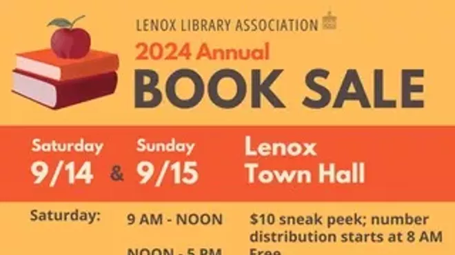 Image: Lenox Library Association 2024 Annual Book Sale