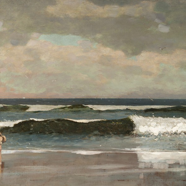 Winslow Homer, On the Beach, 1869 Oil on canvas, Gift of Bartlet Arkell, 1935