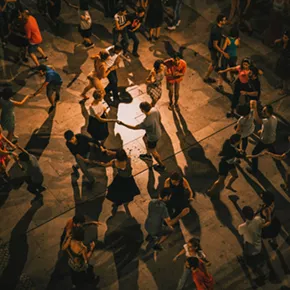 Image: Line Dancing on the River