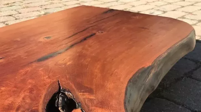 Image: Live Edge Table Build