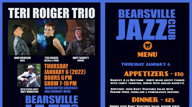 Image: Live Jazz Music & Dinner featuring Teri Roiger Trio with special guest Matt Munisteri