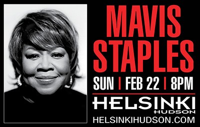 Living Legend Mavis Staples to Bring Soul-Gospel to Helsinki Hudson