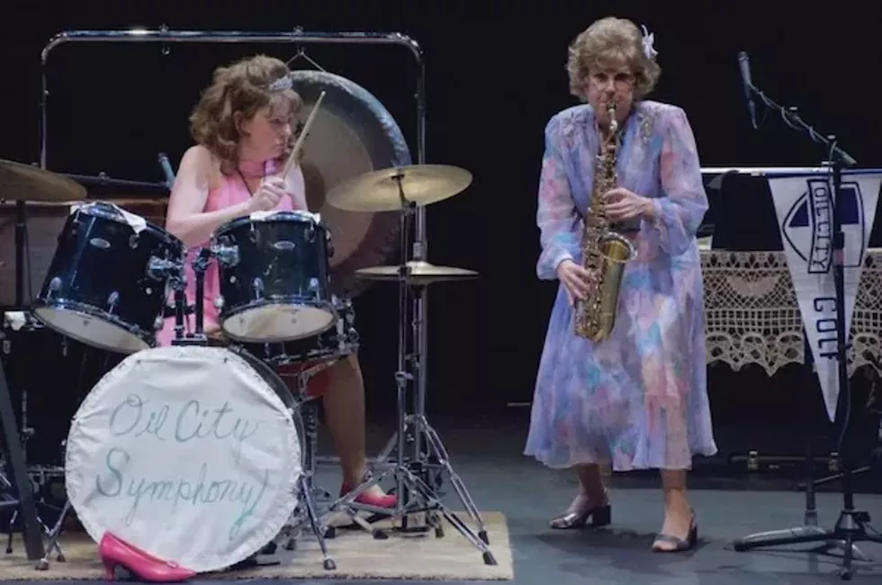Drama Desk Award winner Mary Murfitt (right) in OIL CITY SYMPHONY