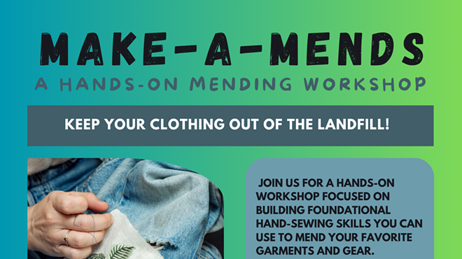 Image: Make-A-Mends: A Hands On Mending Workshop