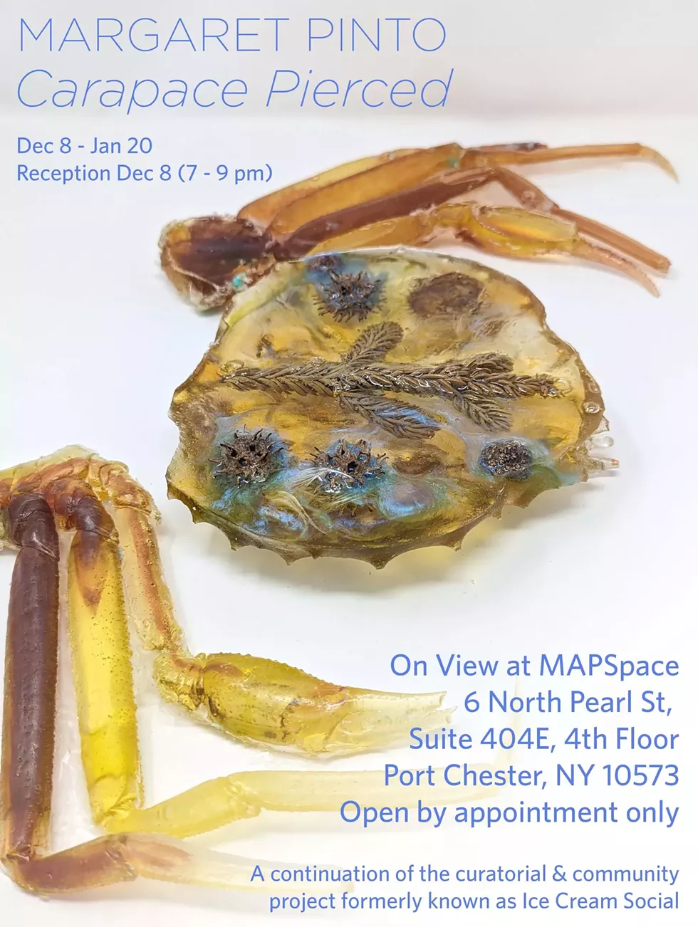 Margaret Pinto, solo exhibtion Ice Cream Social x MAPSpace