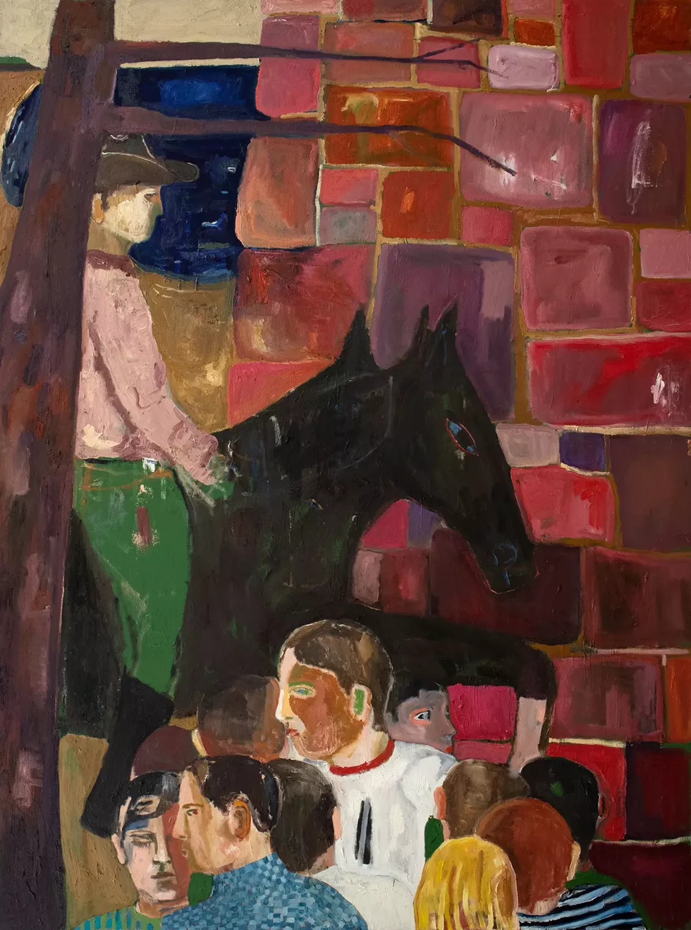 Mark Milroy, &ldquo;Cowboy Up II&rdquo;, 62&rdquo; x 46&rdquo; Oil on canvas