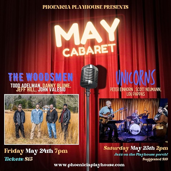 May Cabaret: Jazz on the Playhouse Porch with Unicorns!