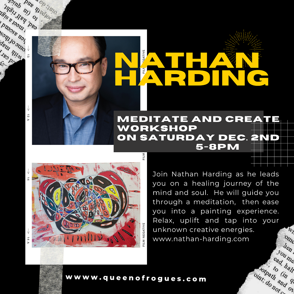 Nathan Harding Leads a Meditate and Create Workshop at QOR