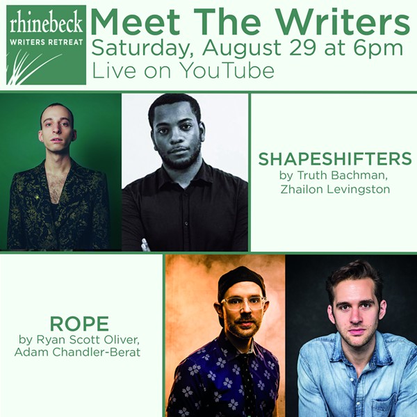 Meet 4 writers live on Youtube Saturday at 6pm EST