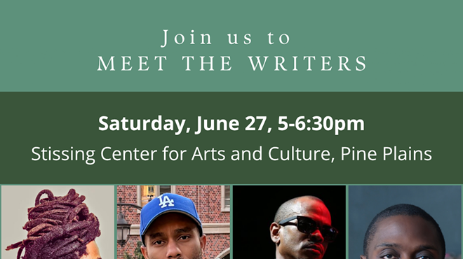 Image: Meet joseph webb, Cris Eli Blak, Igmar Thomas, and Adesola Osakalumi, writers of the new musical LOVERS' ROCK