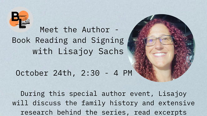 Image: Meet the Author - Book Reading and Signing with Lisajoy Sachs