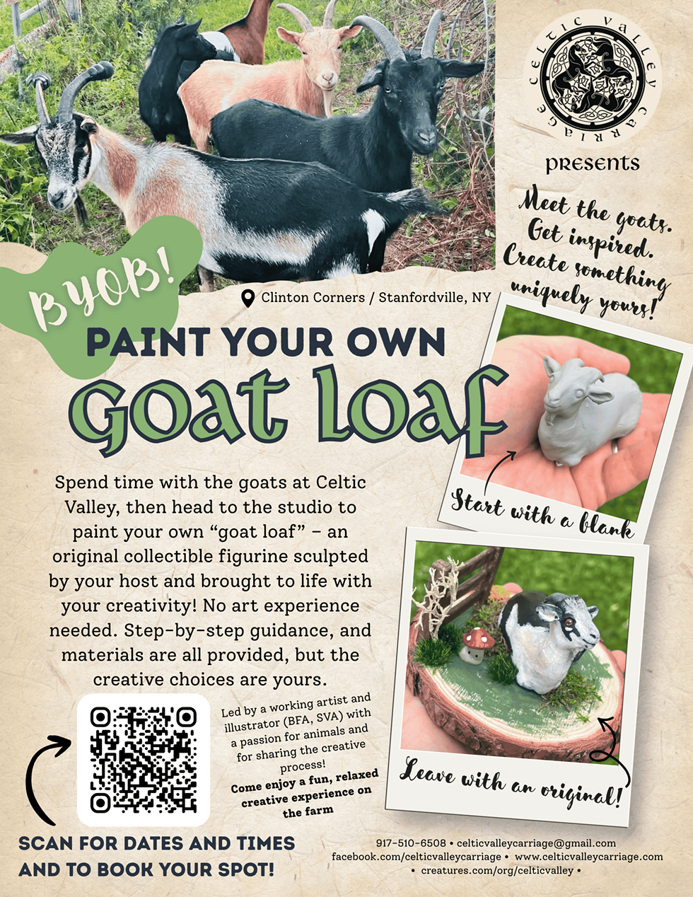 Paint Your Own Goat Loaf at Celtic Valley
