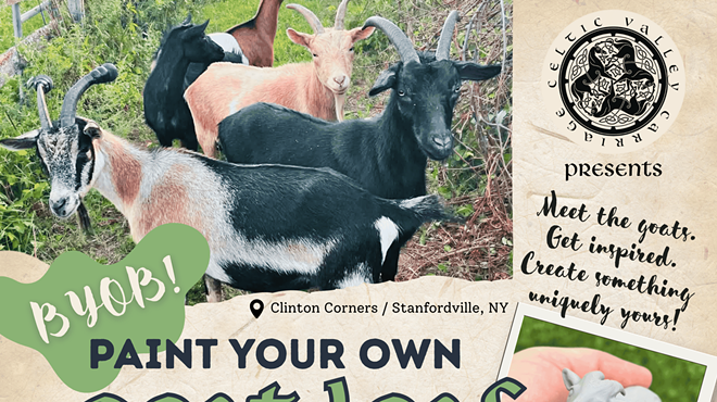 Image: Meet the Goats & Paint your own Goat Loaf collectible original sculpture!