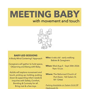 Image: Meeting Baby - Baby-Led Sessions with Movement & Touch