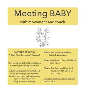 Image: Meeting Baby - Baby-Led Sessions with Movement & Touch