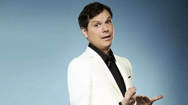Image: Michael Ian Black at the Town Crier Cafe
