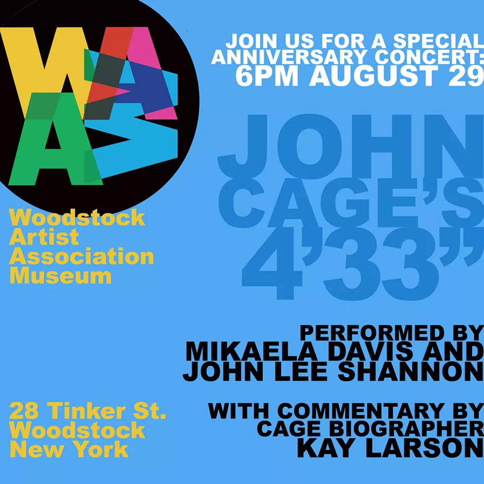 Mikaela Davis and John Lee Shannon will perform John Cage's 4'33"