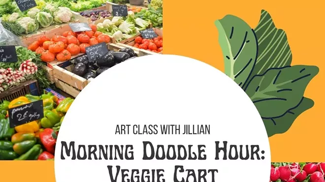 Image: Morning Doodle Hour: Veggie Cart