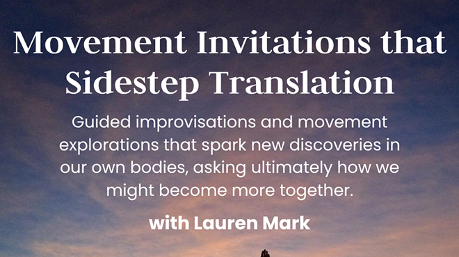 Image: Movement Invitations that Sidestep Translation