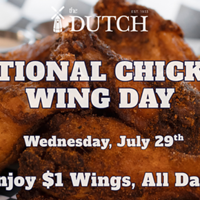 Image: National Chicken Wing Day at The Dutch!