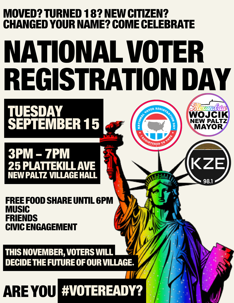 National Voter Registration Day New Paltz