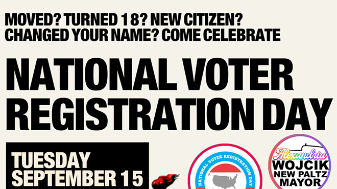 Image: National Voter Registration Day in New Paltz