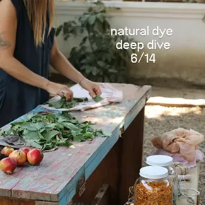 Image: Natural Dye Deep Dive with Hanoux