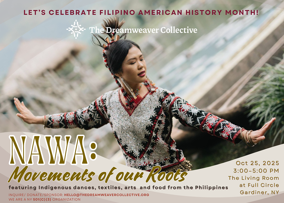 A dancer performing a traditional Tboli movement from Southern Philippines