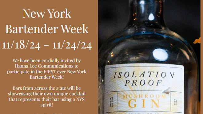Image: New York Bartender Week, 11/18/24 - 11/24/24