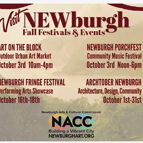 Image: Newburgh Porchfest - Community Music Festival - Oct 3rd 2026, Noon-6pm