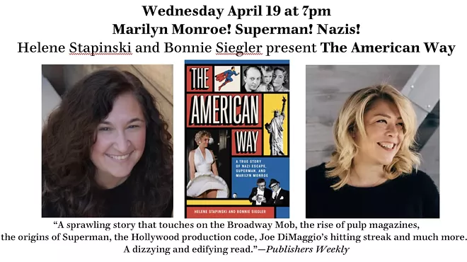 Image: Nightcap Readings: Helene Stapinski and Bonnie Siegler present The American Way