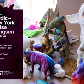 Image: Nordic&ndash;New York & Lise Ellingsen Open Studio Part of the Highland Open Studio Tour (HOST)
