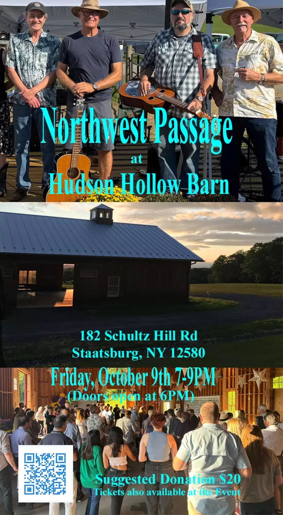 Northwest Passage band at Hudson Hollow Barn