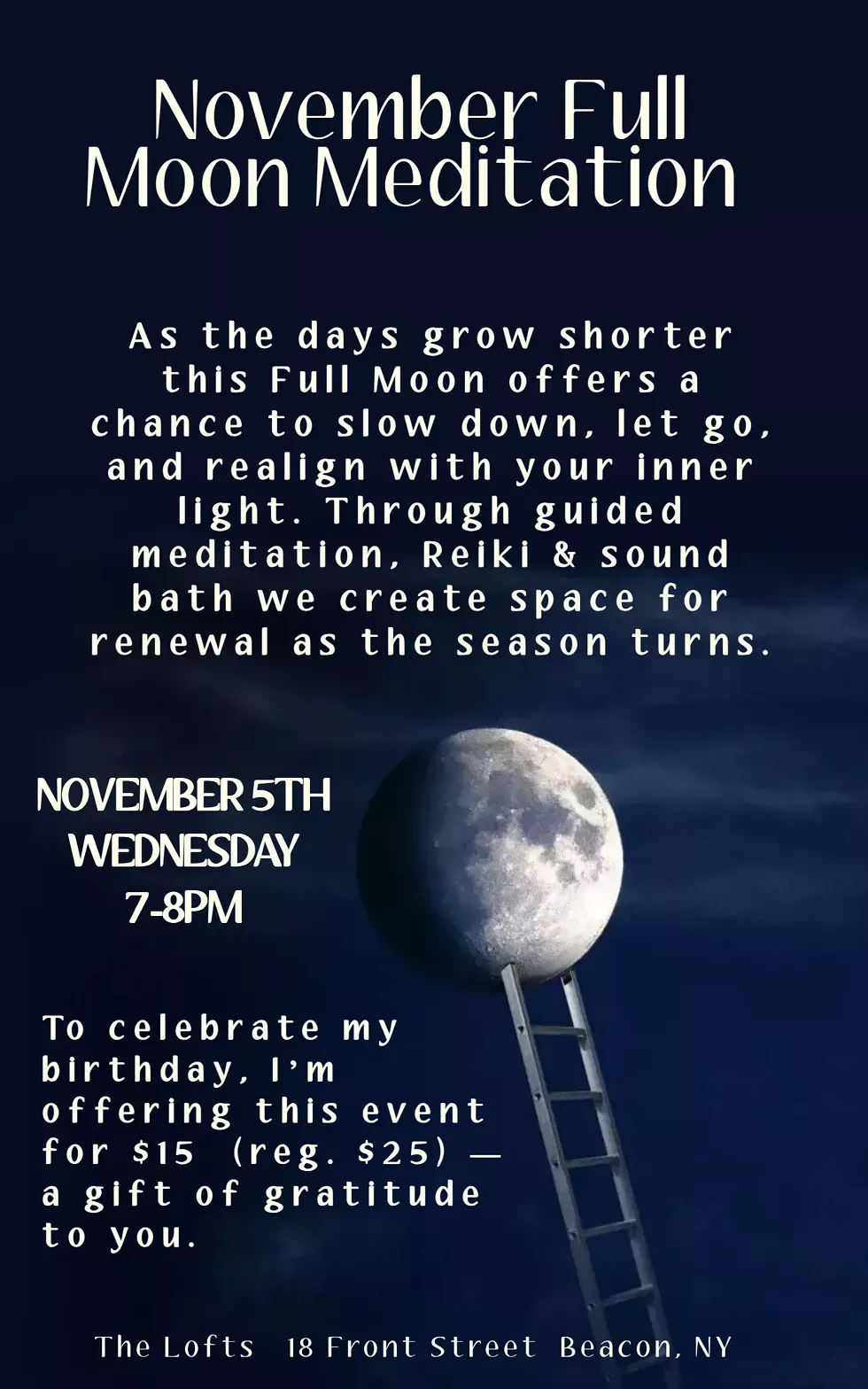 Guided Meditation at The Loft at Beacon