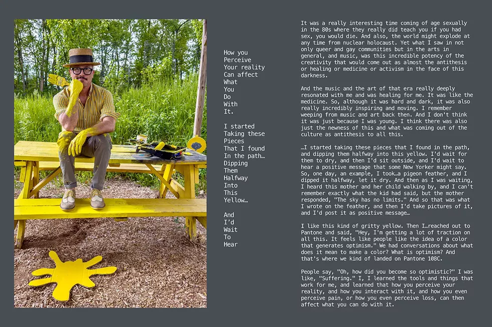 "The sky has to limits, Riley, Kingston, b.1979" (from the series, Of a Certain Age II: Further Stories of Gay Male Elders in the Hudson Valley)