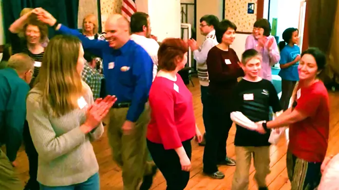 Image: Old Songs Community Dance with George Wilson, Toby Stover and Paul Rosenberg