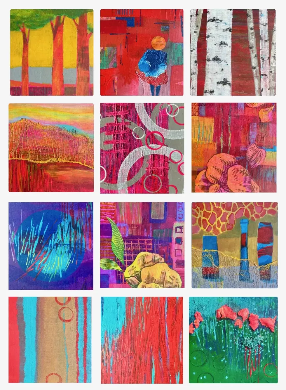 Enjoy the full selection of 100 paintings on display..