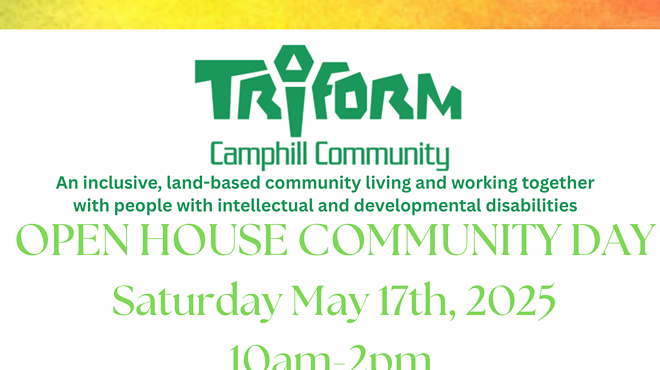 Image: OPEN HOUSE COMMUNITY DAY - Saturday, May 17, 2025 - 10:00 am - 2:00 pm