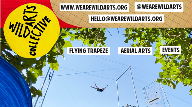 Image: Open Level Flying Trapeze at Wild Arts Collective