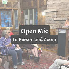 Image: Open Mic (In person & Zoom)