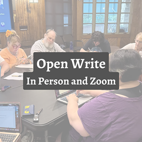 Image: Open Write (In person & Zoom)