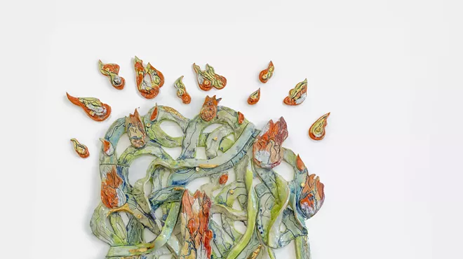 Image: Opening reception for 'A Sackful of Seeds'