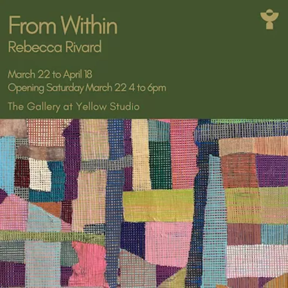 Exhibition poster for "From Within" by Rebecca Rivard at The Gallery at Yellow Studio