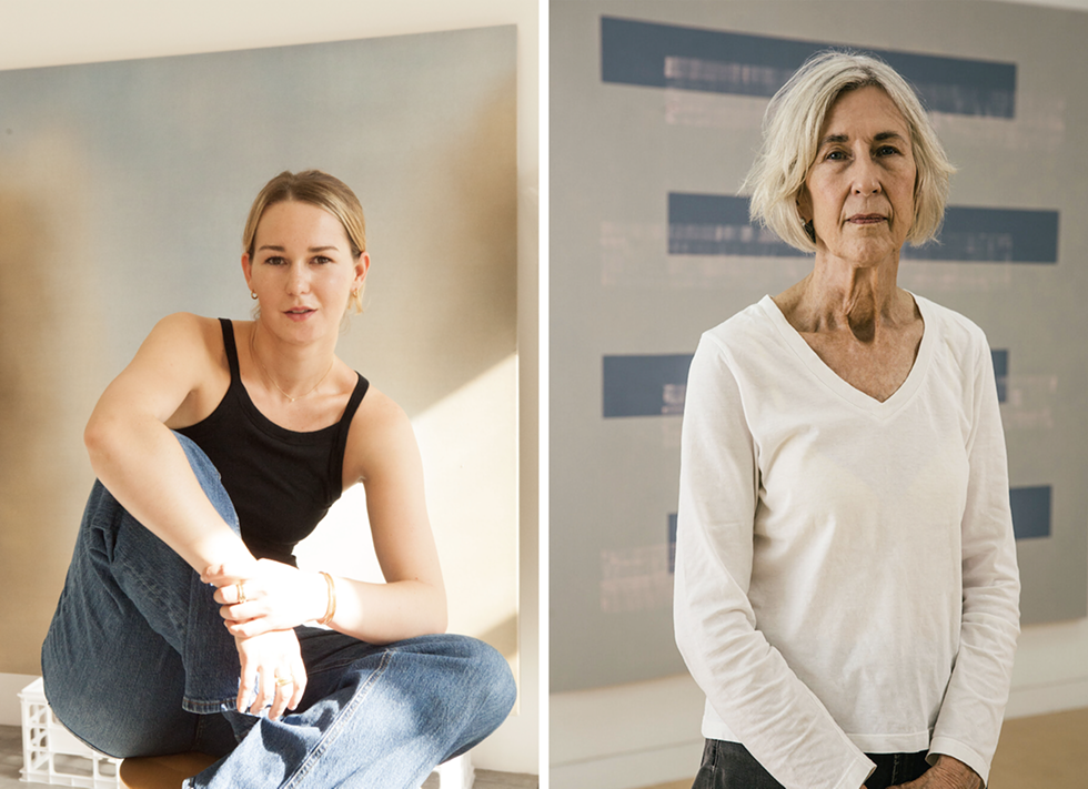 L-R: Indivi Sutton, Edith Baumann