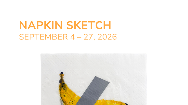 Image: Opening Reception &bull; Napkin Sketch 2026